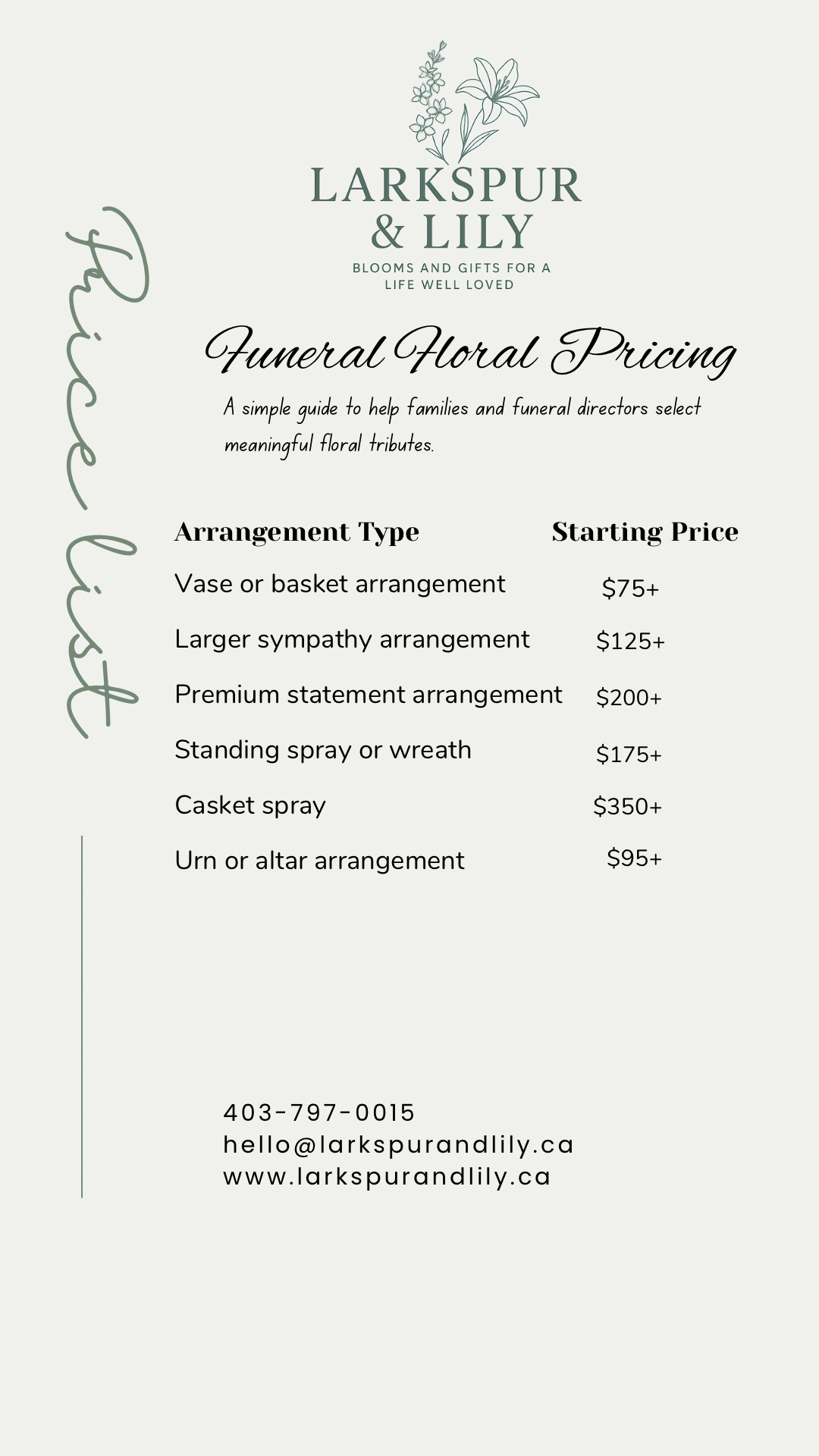 Funeral and Memorial Floral Services