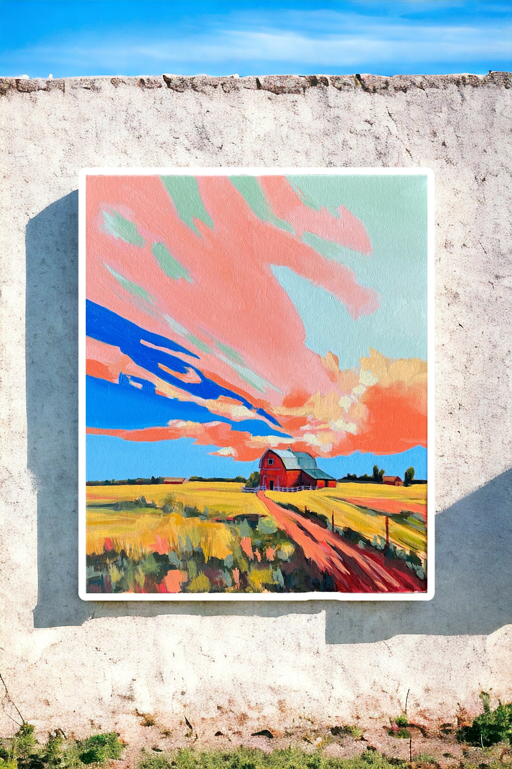 Sunset over the Farm