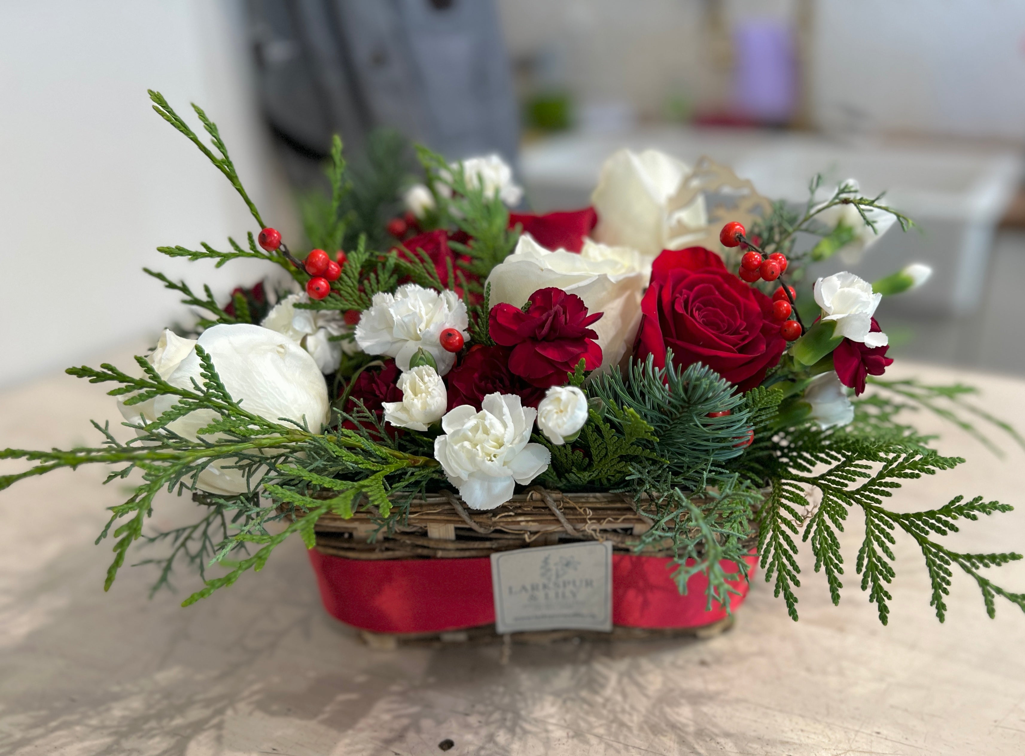 Christmas Table Centerpiece- small