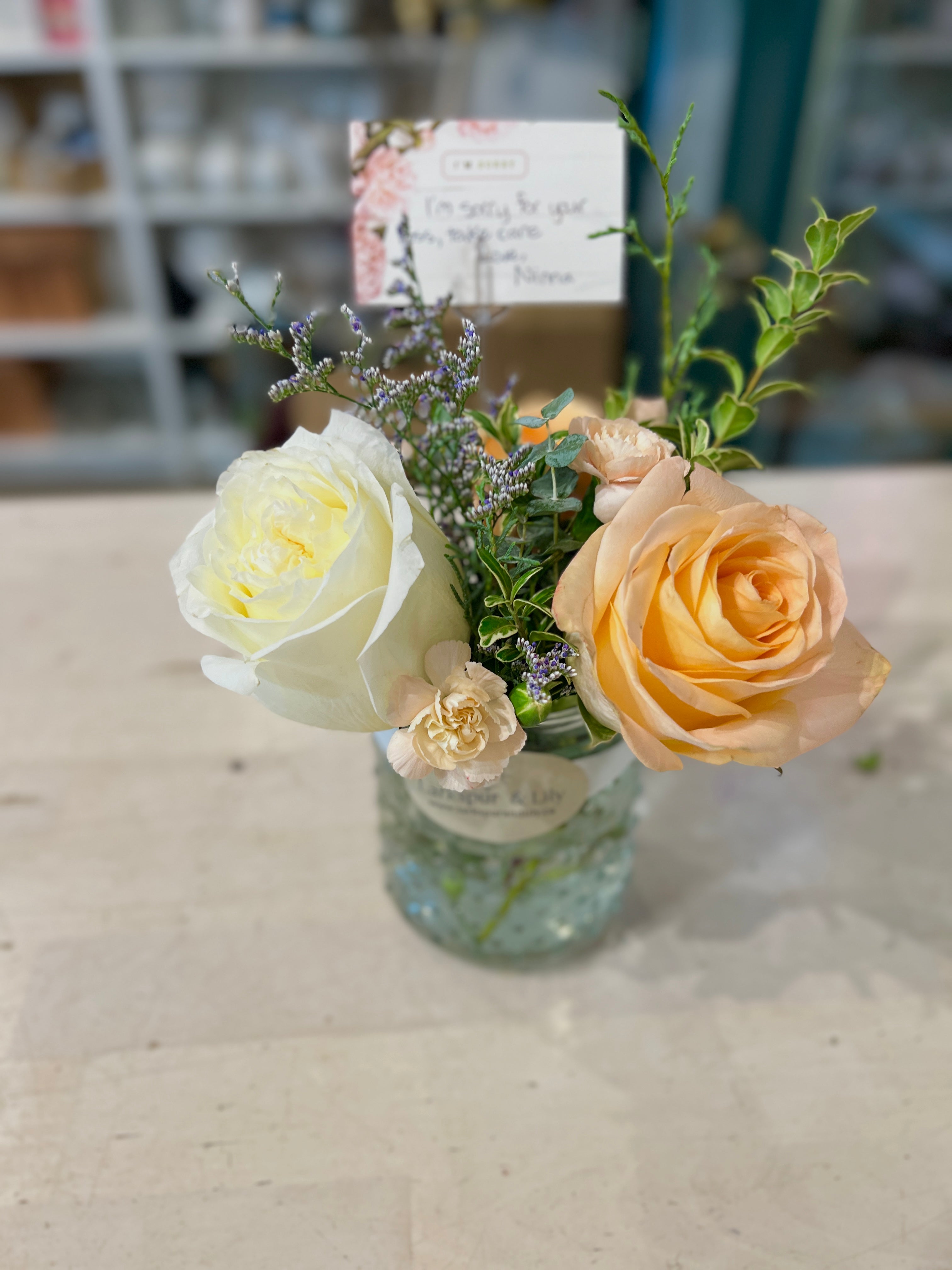 Small Hand-Tied Florist Pick Bouquet